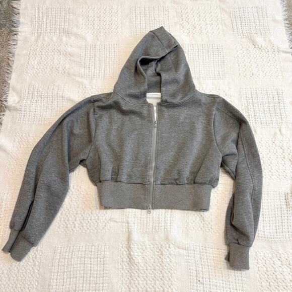 Commense large cropped hoodie sweatshirt double zip SP 2674 - Picture 9 of 13